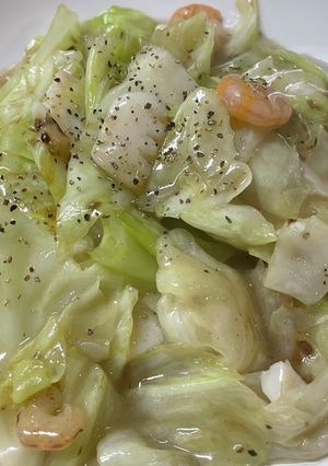 キャベツとシーフードのあんかけ-レシピのメイン写真