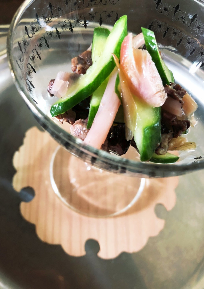 茗荷と鰻の肝の鰻ざく-レシピのメイン写真