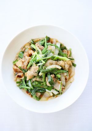 旨っ！な【豚ニラ炒め】レバニラ風-レシピのメイン写真