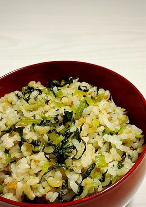 小松菜で作る菜飯-レシピのメイン写真