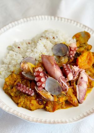 夏の魚介トマトカレー-レシピのメイン写真