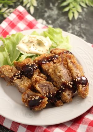 お弁当！ロースブロックとんかつカレー風味-レシピのメイン写真