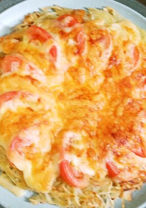 じゃが　トマトの　こんがりチーズ焼き-レシピのメイン写真