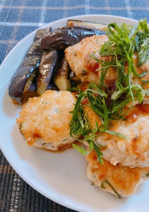 つくねの梅照り焼き-レシピのメイン写真