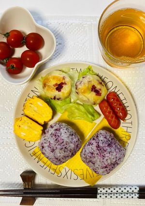 ベジート(やさいシート)の1プレート朝食-レシピのメイン写真