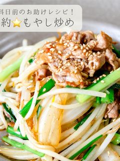 給料日前ごはん★節約もやし炒め-レシピのメイン写真