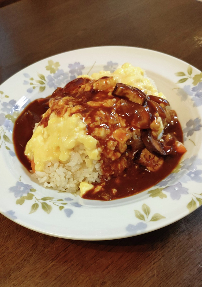 炊飯器ピラフのとろとろオムライス-レシピのメイン写真