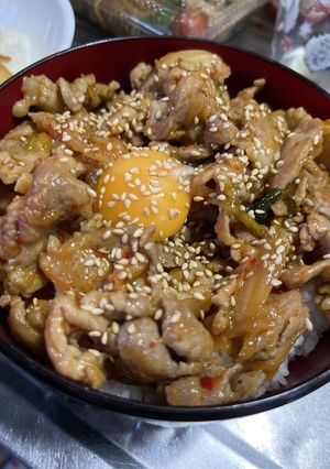 豚キムチ丼-レシピのメイン写真