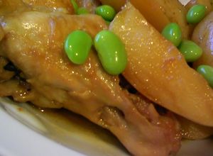 手羽元とじゃが芋の煮物＊もちもち-レシピのメイン写真