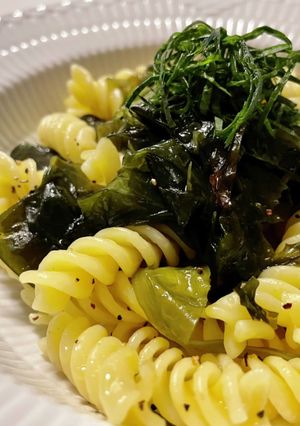 わかめとパスタ-レシピのメイン写真