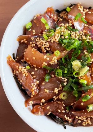 鯵の漬丼-レシピのメイン写真