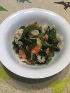 カニカマとニラの塩麹蒸し-レシピのメイン写真