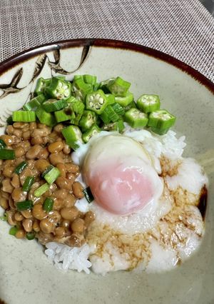 我が家の丼、ネバネバ丼、のっけるだけ！-レシピのメイン写真