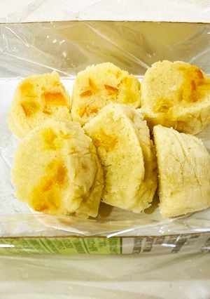 防災食　お湯ポチャ「オレンジ蒸しパン」-レシピのメイン写真