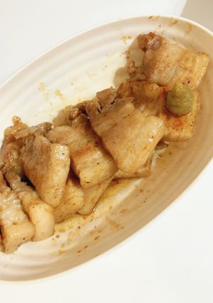 豚バラ肉の柚子胡椒 焼き-レシピのメイン写真
