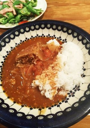 ミニトマトたっぷりハヤシライス-レシピのメイン写真