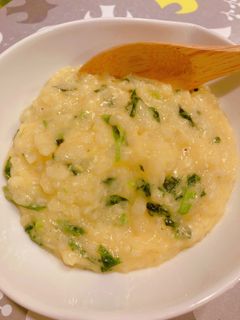 ほうれん草のたまご粥-レシピのメイン写真