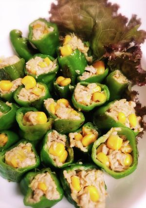 甘唐辛子のツナ詰め-レシピのメイン写真