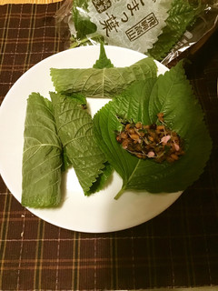 (笑)糖質制限えごまっ葉☆おにぎり-レシピのメイン写真