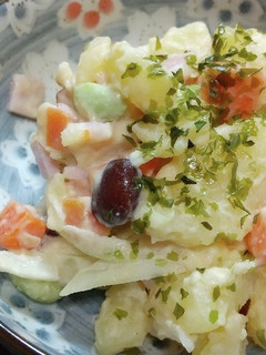 お豆の和風ポテトサラダ-レシピのメイン写真