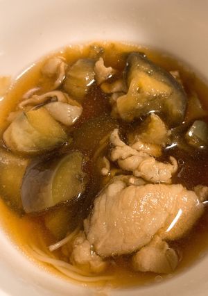 豚バラとナスのつけ素麺-レシピのメイン写真