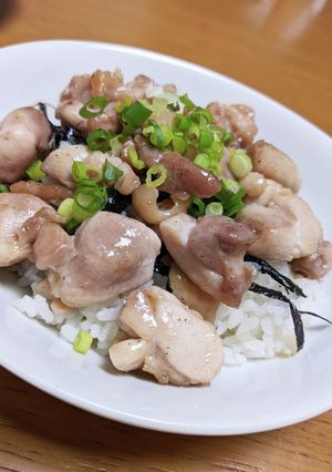 我が家の丼　とりしお丼♡-レシピのメイン写真