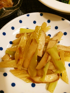セロリとくず野菜のきんぴら-レシピのメイン写真