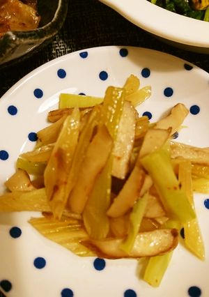セロリとくず野菜のきんぴら-レシピのメイン写真