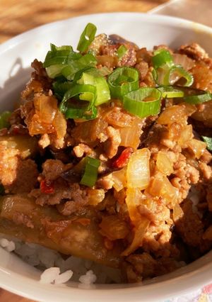 おサボり主婦の麻婆茄子丼-レシピのメイン写真