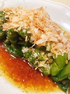 レンジdeまるごとピーマンの煮浸し-レシピのメイン写真