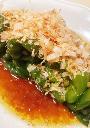 レンジdeまるごとピーマンの煮浸し-レシピのメイン写真