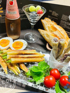 シンプル!アスパラのスティック春巻き♪-レシピのメイン写真
