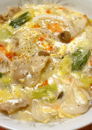 *ふわとろ酸辣湯（サンラータン）うどん*-レシピのメイン写真