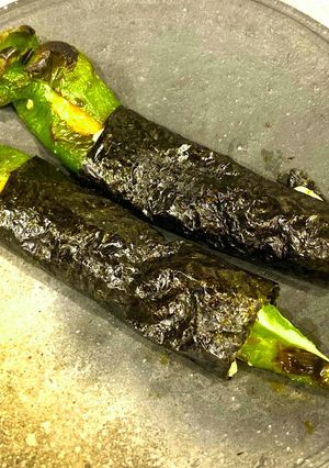 【野菜ソムリエ】万願寺甘とうチーズ磯部 -レシピのメイン写真