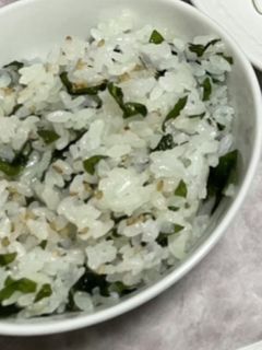 【メモ用】給食のわかめご飯-レシピのメイン写真