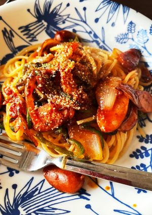スパゲッティナポリタン-レシピのメイン写真