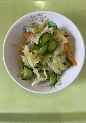 【保育園給食】キャベツの梅和え-レシピのメイン写真