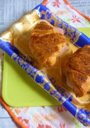ロースハム＆チーズのプチ･ホットサンド2-レシピのメイン写真
