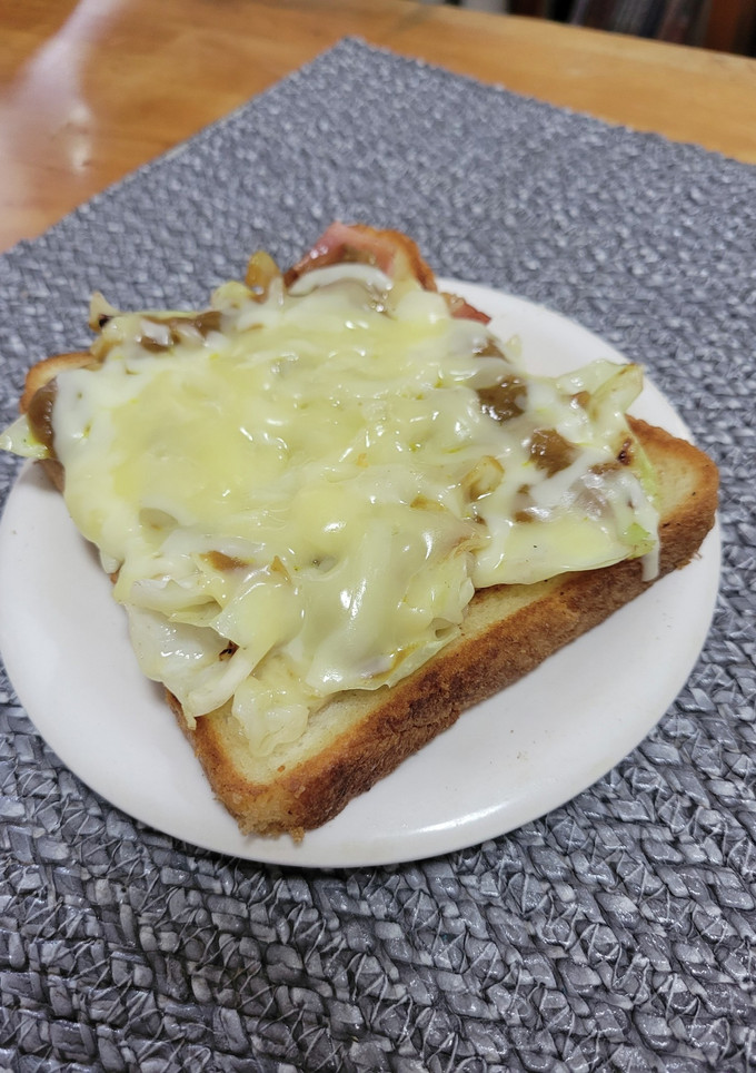 カレートースト ちょっと残っちゃった日用-レシピのメイン写真