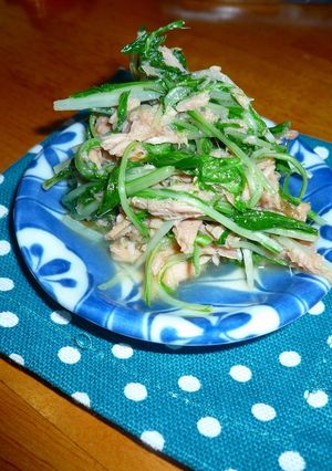 クセになる☆ツナと水菜の柚子胡椒☆-レシピのメイン写真