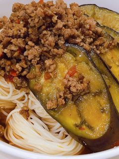 ピリ辛なすそうめん-レシピのメイン写真