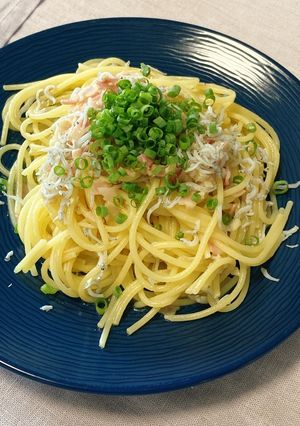 しらすとベーコンのペペロンチーノ！-レシピのメイン写真
