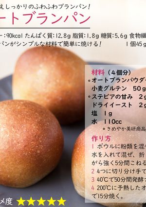 オートブランパン-レシピのメイン写真