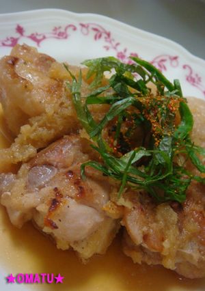 お弁当にも◎鶏のみぞれ煮★大葉&七味のせ-レシピのメイン写真
