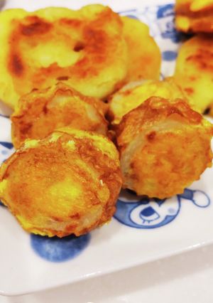 ちくわの卵焼き 中身は何じゃろな～-レシピのメイン写真