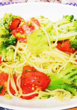 トマトとブロッコリーのベジタブルパスタ-レシピのメイン写真