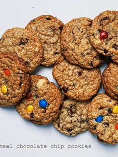ヘルシーオートミールチョコチップクッキー-レシピのメイン写真