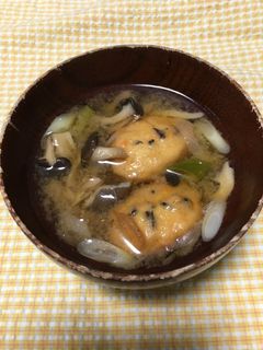 白身魚揚げ入りお味噌汁-レシピのメイン写真