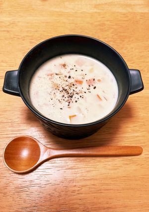 簡単おいしい 豆乳スープ-レシピのメイン写真