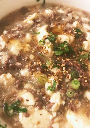 白麻婆豆腐-レシピのメイン写真